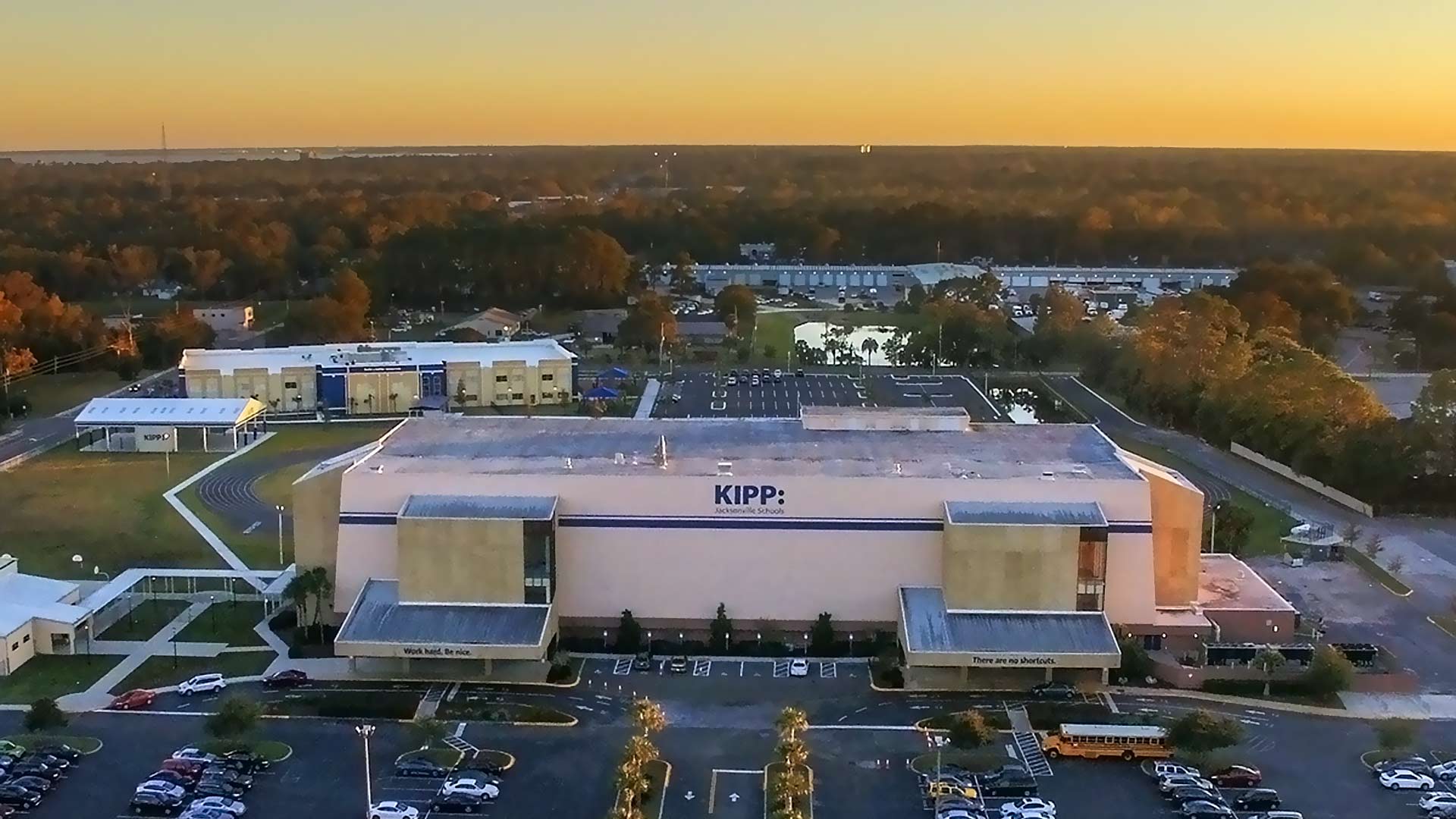 Register Roofing Commercial Roof For KIPP School in Jacksonville, FL.